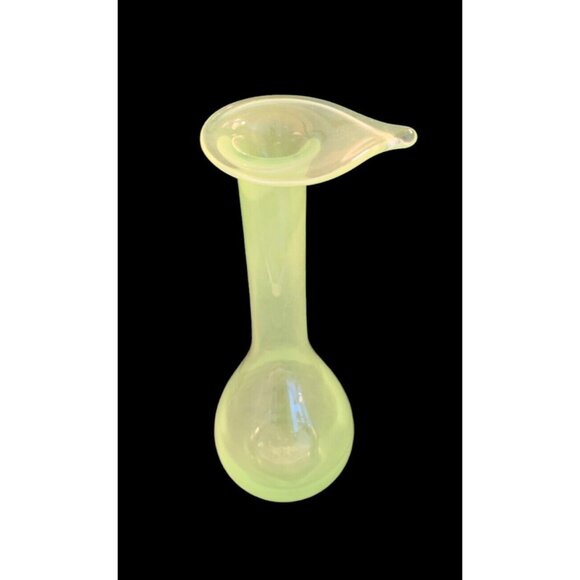 Keulen-Vase Light Green Hand Blown Glass Jack in the Pulpit Style MCM 12" - Picture 1 of 10
